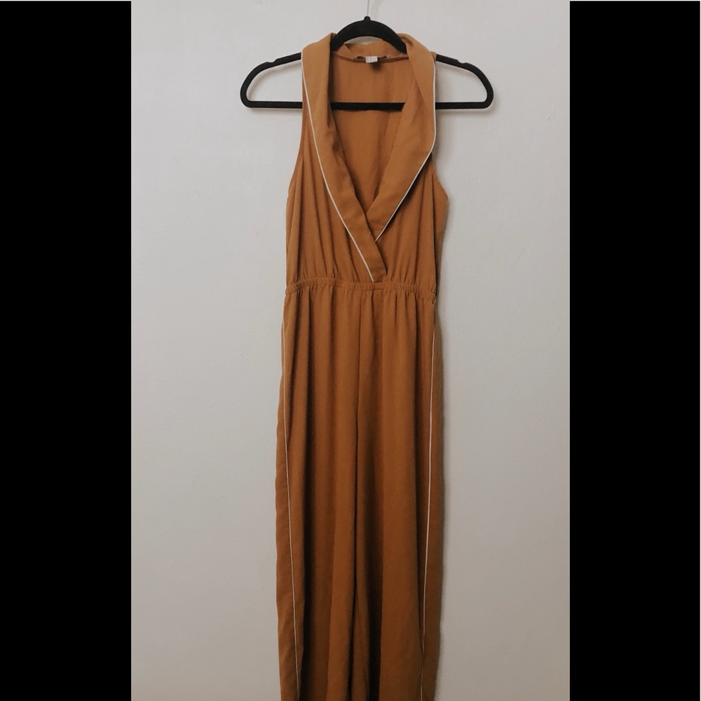 F21 Mustard Jumpsuit